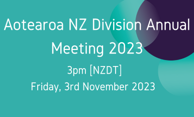 Aotearoa -NZ Division Meeting – 3 November 2023