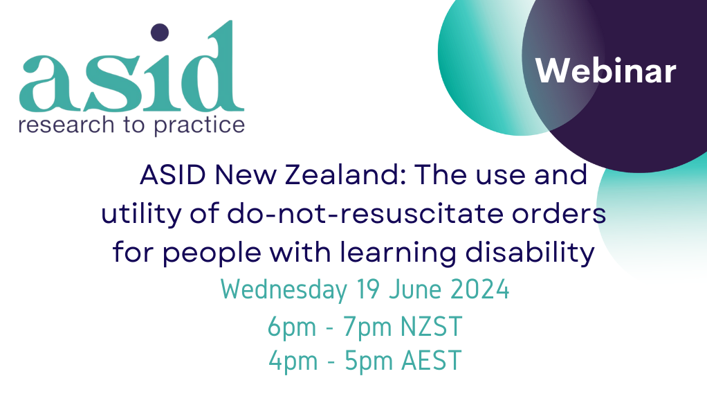 2024 | The use and utility of do-not-resuscitate orders for people with learning disability