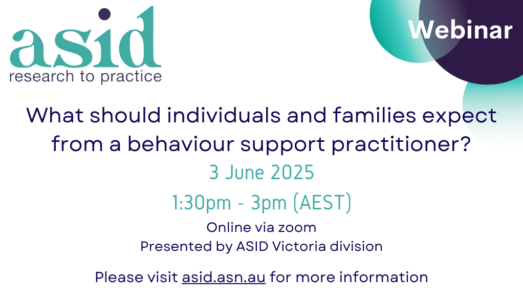 2025 | What should individuals and families expect from a behaviour support practitioner?